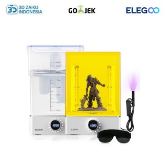 Original ELEGOO Mercury XS Bundle Washing and Curing Machine Large Size 360 Degree Exposure